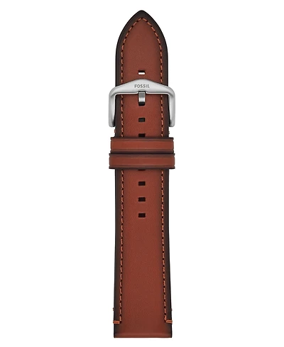 Fossil Men's Brown Leather Watch Band, 22mm