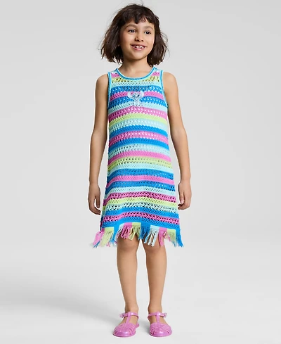 Disney Toddler and Little Girls Crochet With Fringe Hem Dress