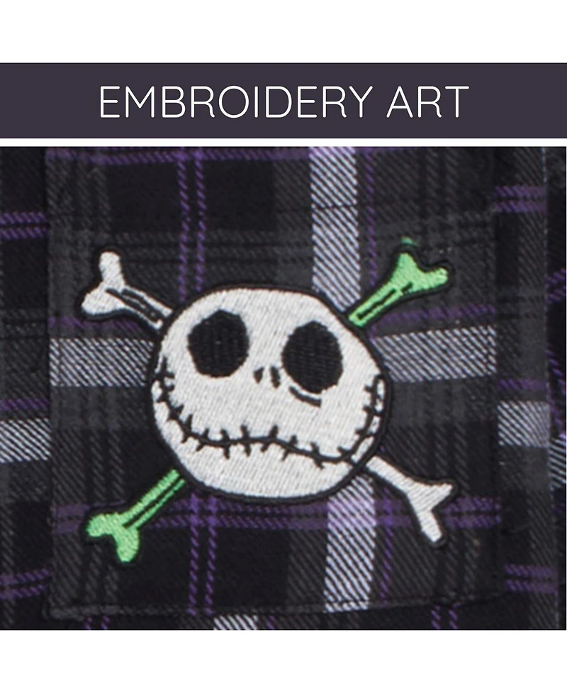 Nightmare Before Christmas Toddler Boys Disney Mickey Mouse Flannel Button Down Dress Shirt