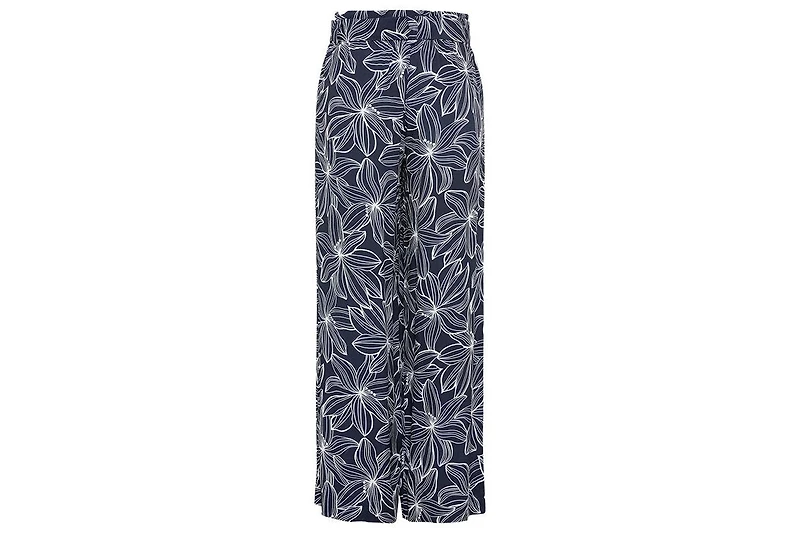 Olsen Women's Anna Fit Wide Leg Floral Trouser