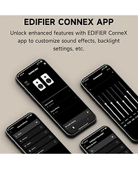 Edifier Bookshelf Speakers, 66W Rms Desktop Speakers with Stands