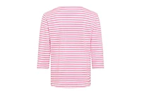 Olsen Women's Striped V-Neck T-Shirt