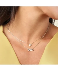The Lovery Scribble Heart Necklace 14K Yellow Gold