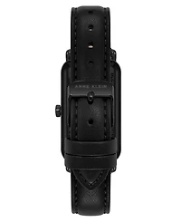 Anne Klein Women's Connect It Illume Smartwatch with Black Leather and White Silicone Band, 37mm