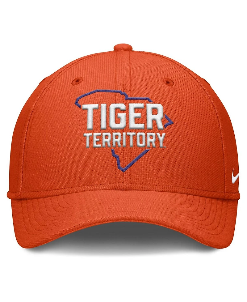 Nike Men's Orange Clemson Tigers Local Swoosh Flex Hat