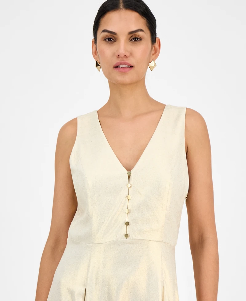 I.n.c. International Concepts Women's Button-Front Maxi Dress, Exclusively at Macy's
