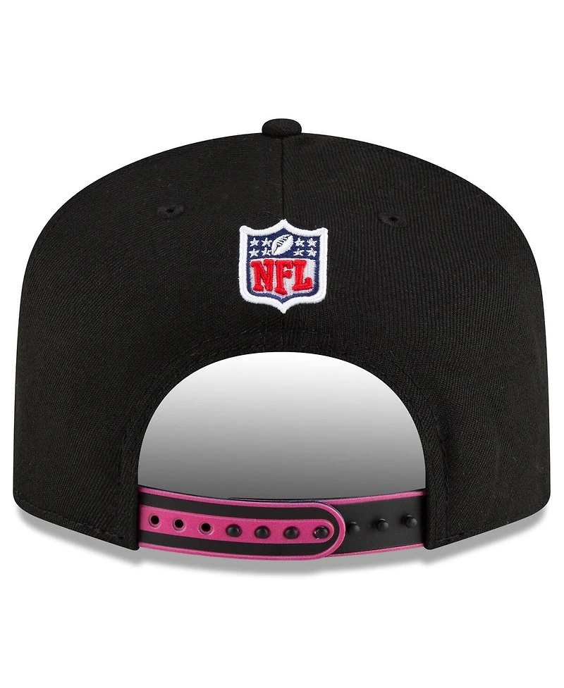 New Era Men's Black Philadelphia Eagles Super Bowl Lix Champions Parade A-Frame 9FIFTY Snapback Hat