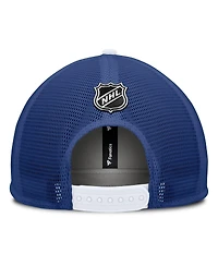 Fanatics Men's Blue/White Tampa Bay Lightning Authentic Pro Hometown Rink Foam Trucker Snapback Hat