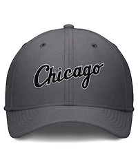 Nike Men's Gray Chicago White Sox Swoosh Performance Flex Hat