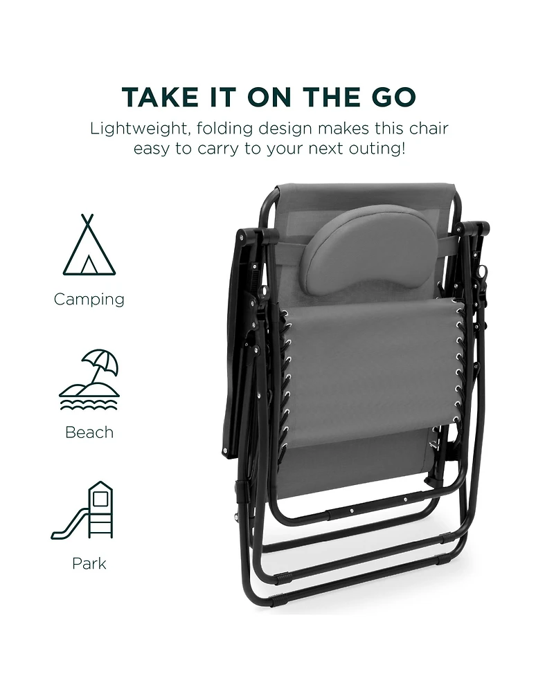 Best Choice Products Oversized Zero Gravity Chair