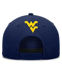 Fanatics Men's Navy West Virginia Mountaineers Foul Ball Rope Adjustable Hat