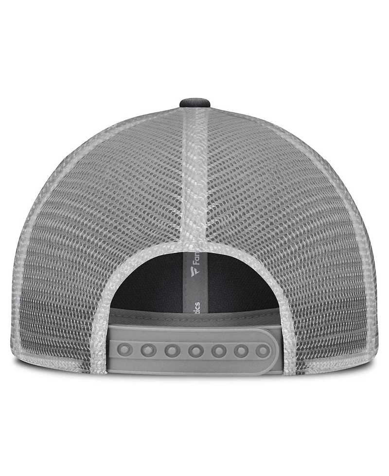 Fanatics Men's Charcoal Michigan Wolverines Ionic Trucker Adjustable Hat