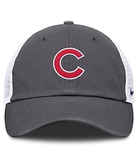Nike Men's Gray Chicago Cubs Adjustable Trucker Hat