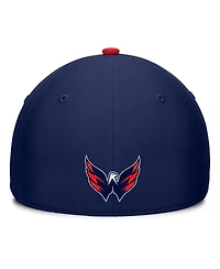 Fanatics Men's Navy/Red Washington Capitals Authentic Pro Rink Team Code Flex Hat
