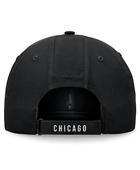 Fanatics Men's Black Chicago Blackhawks Front Office Ripstop Adjustable Hat