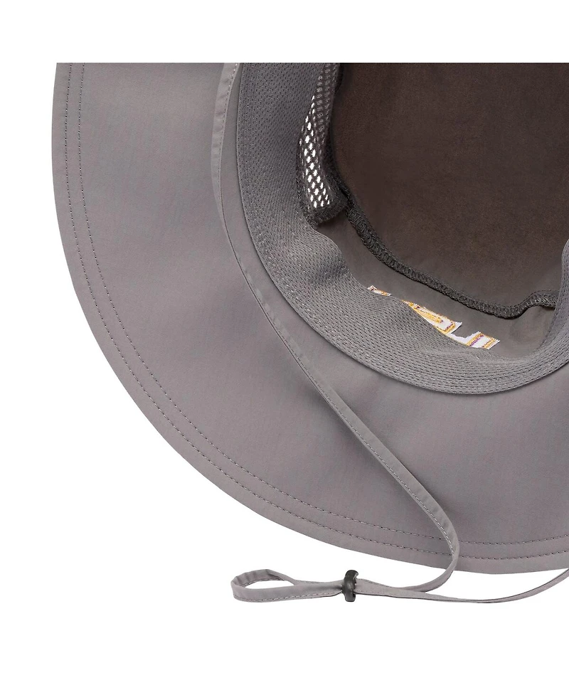 Columbia Men's Gray Lsu Tigers Bora Bora Iii Omni-Shade Booney Hat