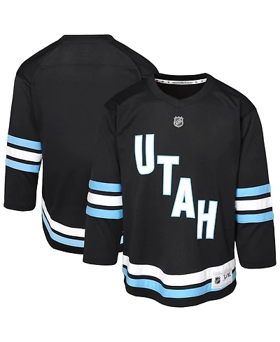 Outerstuff Big Boys and Girls Black Utah Hockey Club Replica Jersey