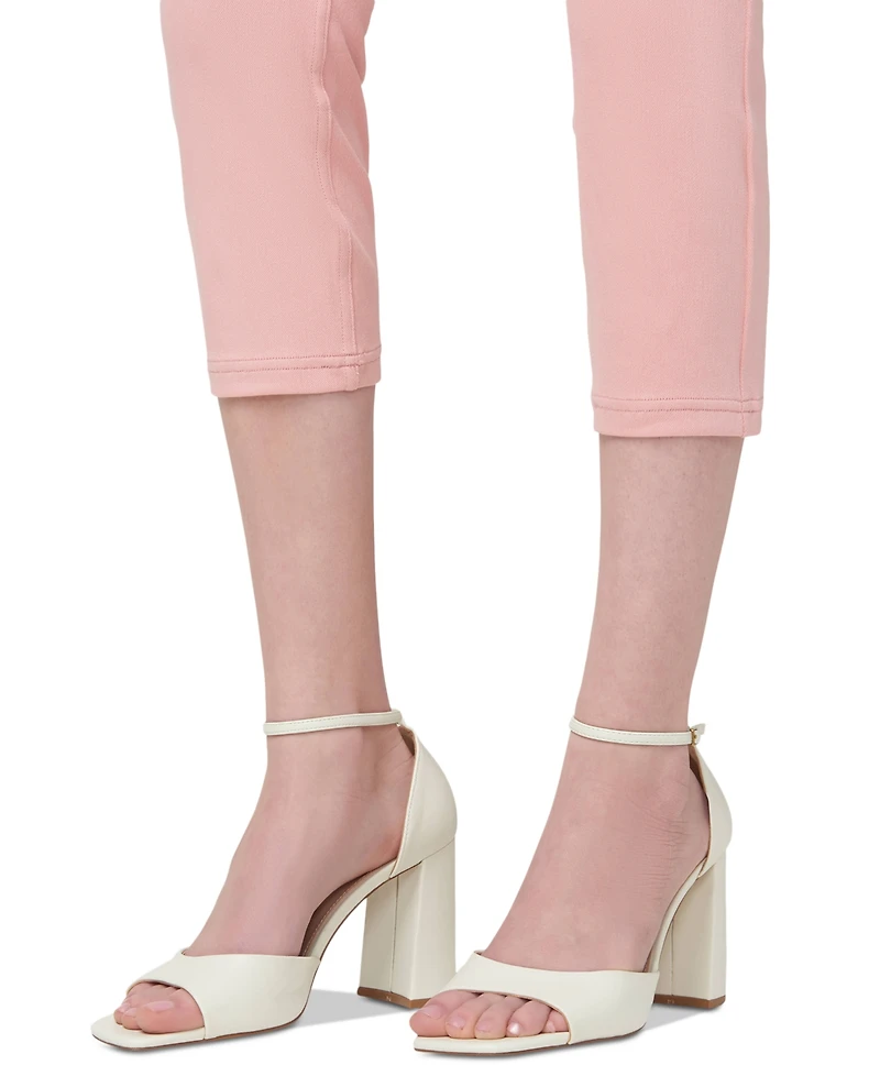 Hue Women's Mid-Rise Pull-On Denim Capri Leggings