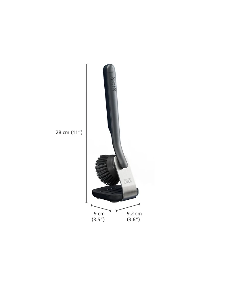 Joseph Joseph SinkTech 2-Piece Dish Brush with Storage Stand