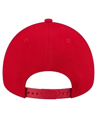 New Era Men's Scarlet San Francisco 49ers A-Frame 9FORTY Adjustable Hat