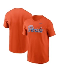 Nike Men's Orange Florida Gators Baseball Wordmark T-Shirt