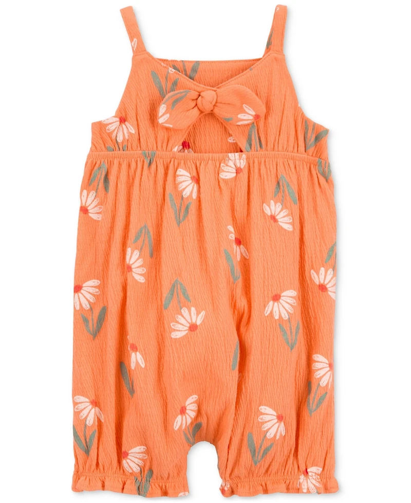 Carter's Baby Girls Floral Tank Romper