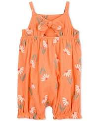 Carter's Baby Girls Floral Tank Romper