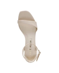 Anne Klein Women's Mia Ankle Strap Block Heel Dress Sandals