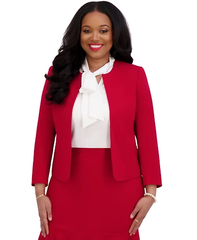 Kasper Women's Open-Front Jacket, Regular & Plus