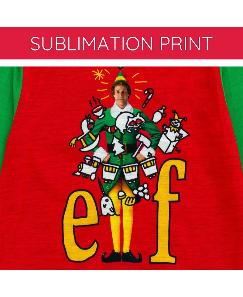 Elf Boys Pullover Pajama Shirt and Pants Sleep Set