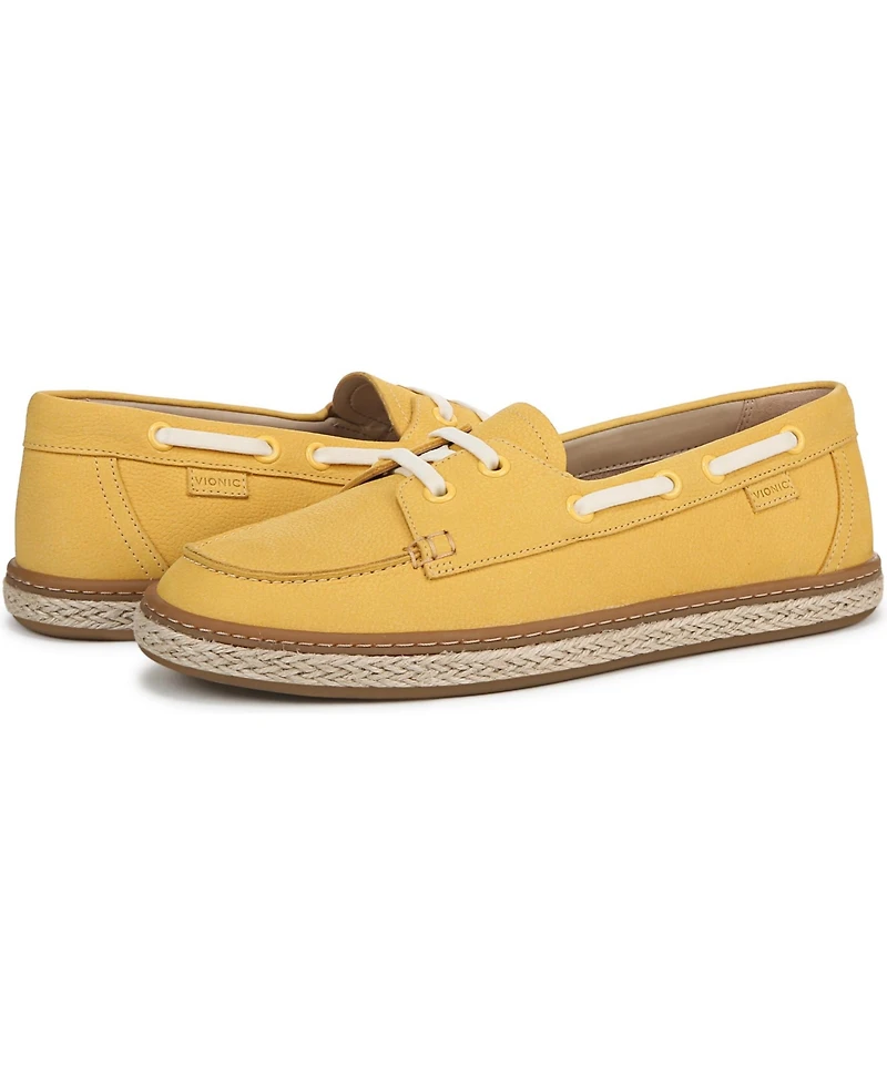 Vionic Womens Bay Boat Shoes