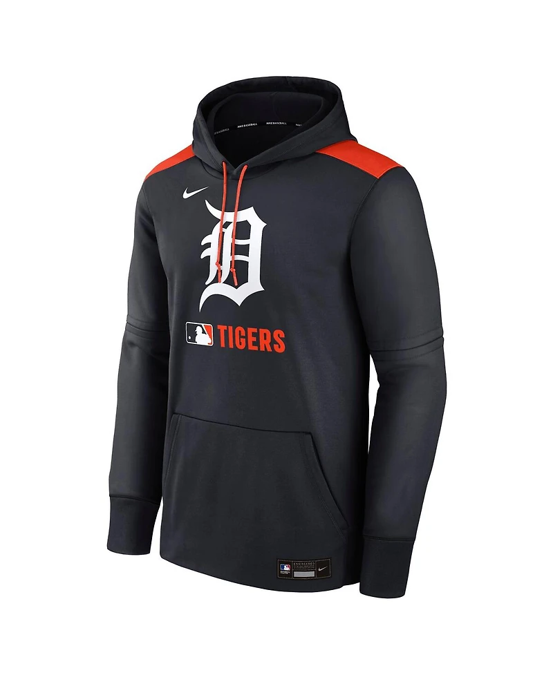 Nike Men's Navy Detroit Tigers Authentic Collection Performance Pullover Hoodie