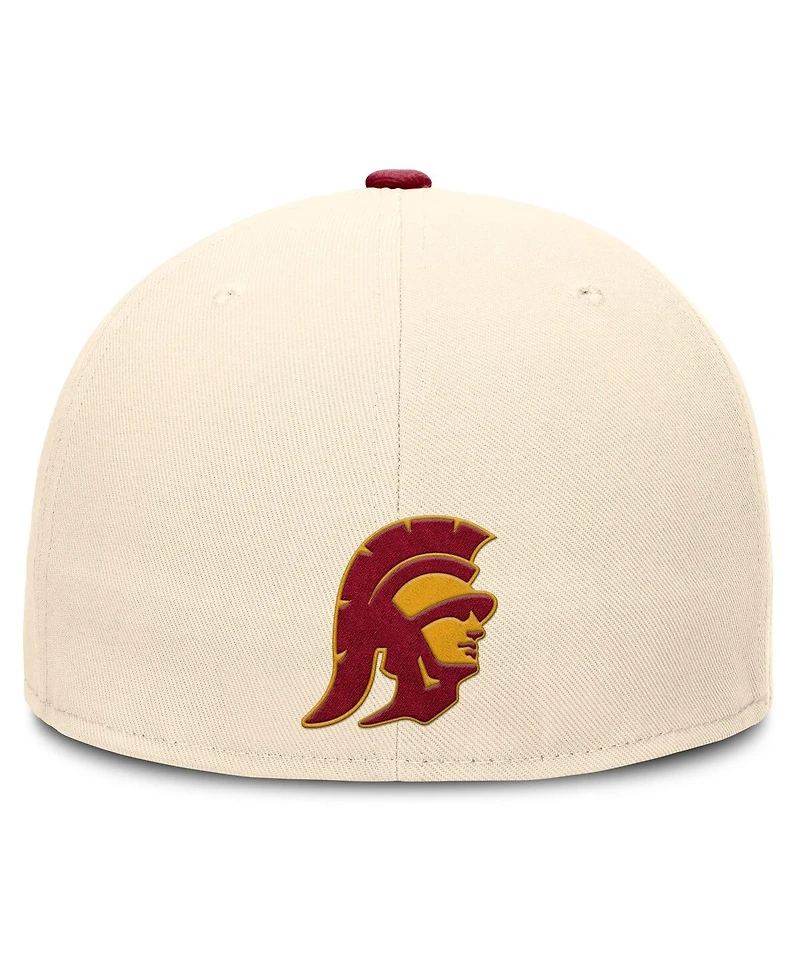 Nike Men's Natural Usc Trojans Primetime True Performance Fitted Hat