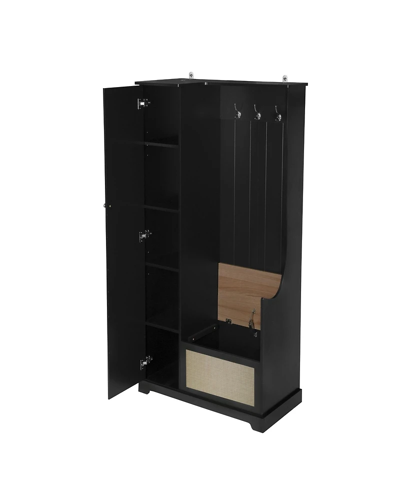 Mondawe 1 Door Closet, Suitable for Living Room, Entryway, Bedroom