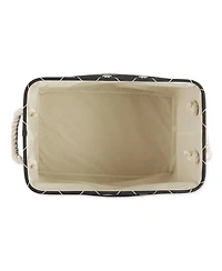 Bone Dry Collapsible Pet Storage Bin Trellis Paw Print