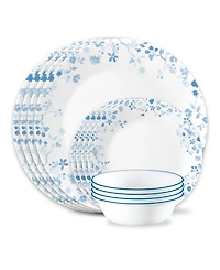 Corelle Garden Song 12 Pc. Dinnerware Set, Service for 4
