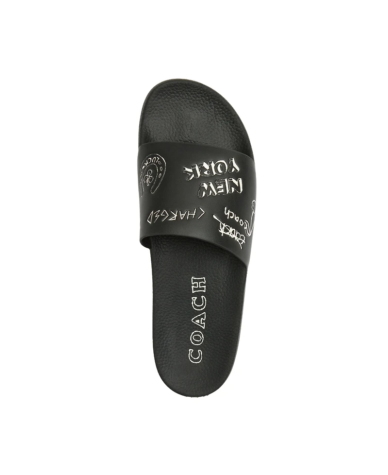Coach Men's Sketch Print Slide