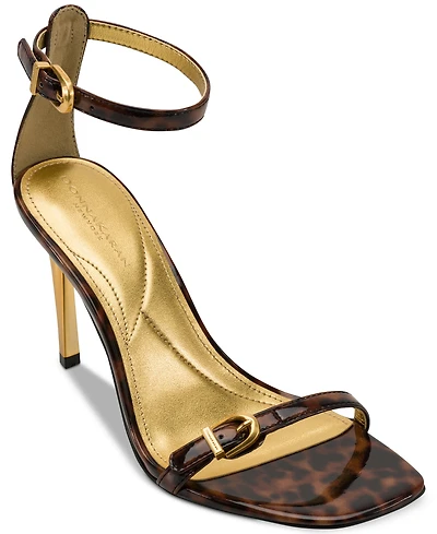 Donna Karan Women's Pryce Buckle Ankle-Strap Dress Sandals