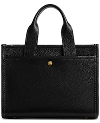 Coach Cargo Pebbled Leather Tote Bag 26