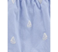 Carter's Toddler Girls Sailboat-Print Tank Top & Shorts, 2 Piece Set