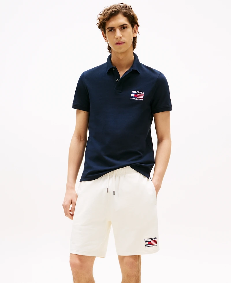 Tommy Hilfiger Men's Flag Regular Fit Polo Shirt