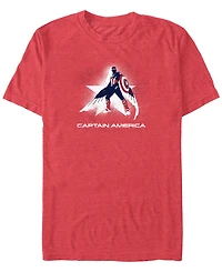 Marvel Men's Paint Splatter Shield Short Sleeve T-Shirt