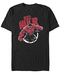 Marvel Men's Hulk Circle Stone Short Sleeve T-Shirt