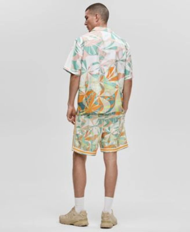 Mode Of One Mens Slick Play Camp Shirt 7 Mesh Shorts Exclusively At Macys
