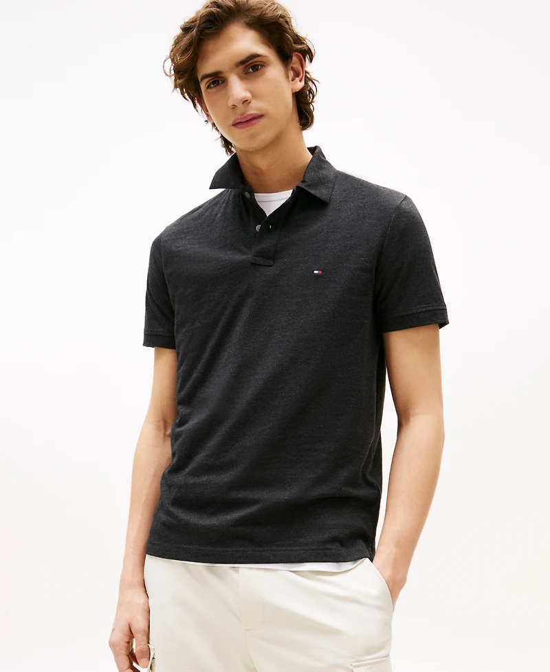 Tommy Hilfiger Men's Performance Heather Polo Shirt