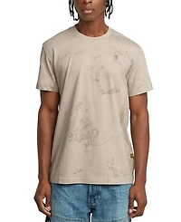 G-Star Raw Men's Short Sleeve Washed Crewneck T-Shirt