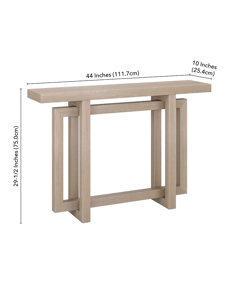 Hudson & Canal 44" Breslow Wide Rectangular Console Table