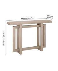 Hudson & Canal 44" Breslow Wide Rectangular Console Table