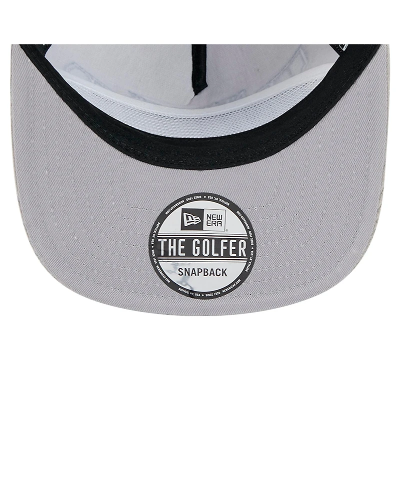 New Era Men's Gray New York Yankees Corduroy Golfer Snapback Hat