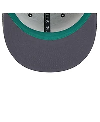 New Era Men's Black New York Jets Midnight Ink Pop Outline 9FIFTY Snapback Hat